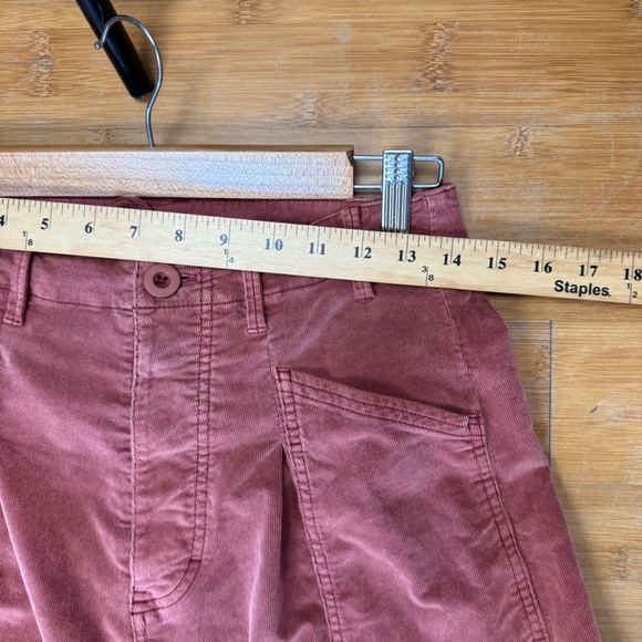 Free People Bay To Breakers Soft Corduroy Barrel Pants in Roasted Russet Size XS - Picture 8 of 13